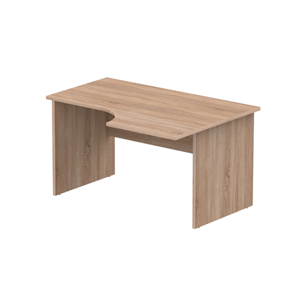 Стол эргономичный правый 140×110. Мебель для сотрудников суда.