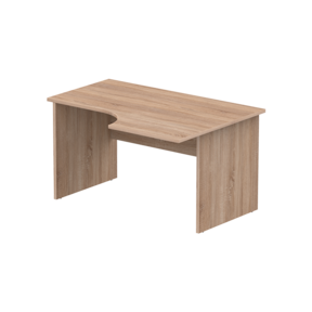 Стол эргономичный правый 140×110. Мебель для сотрудников суда.