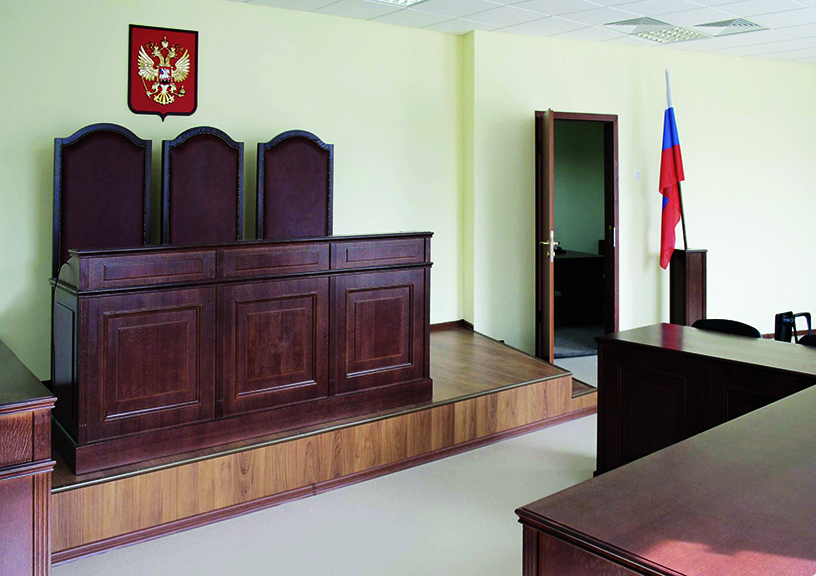 Мебель для суда Реформа в Арбитражном суде Новгородской области. Интерьер 1