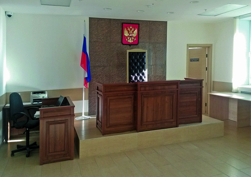 Судебная мебель Реформа в Арбитражный суд Оренбургской области. Интерьер 1